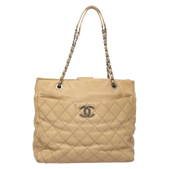 Chanel Wild stitch Beige Leather shoulder - Picture 1 of 10